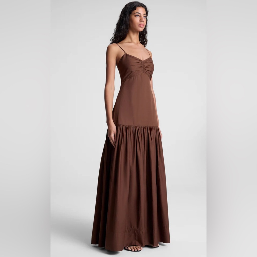 A.L.C. Harper Dress in Chocolate Brown - Picture 2 of 9